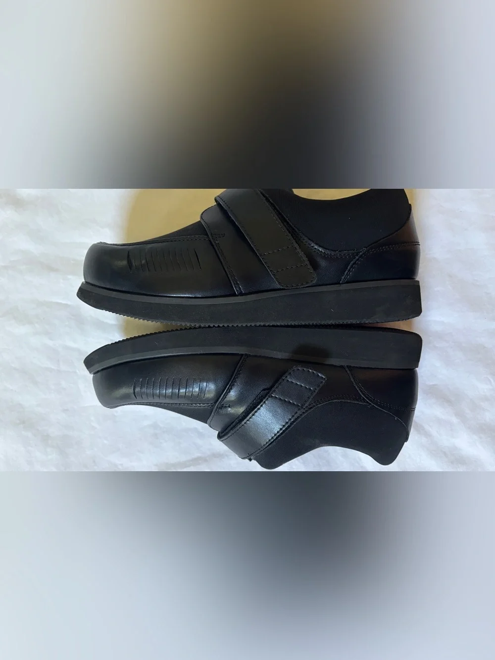 Mt. Emey Men’s Diabetic Orthopedic Shoes Leather 5E Extra Wide Hook & Loop 9